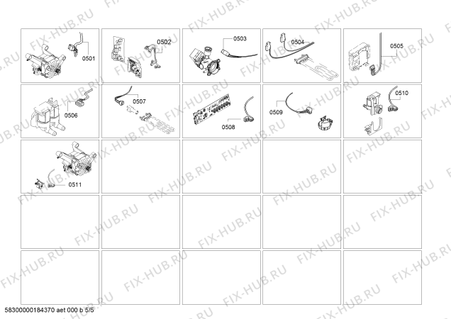 Схема №5 WAP242669W, Serie | 4 с изображением Панель управления для стиралки Bosch 11026160